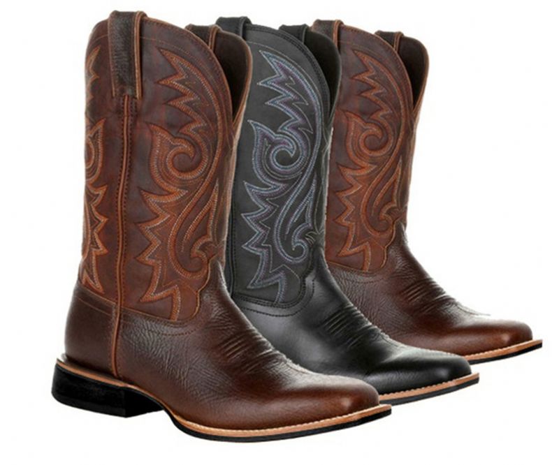Atenas Unisex Western Saappaat - Ruskea