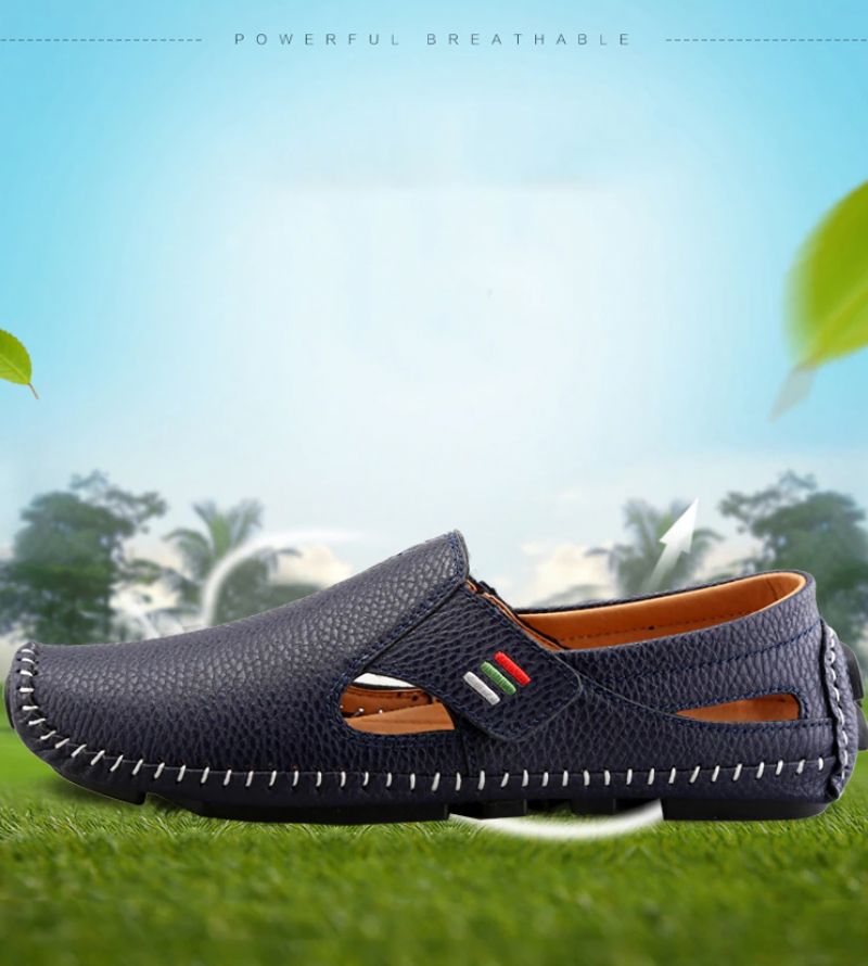 Augusto Miesten Loafers Vapaa-ajan Kengät - Musta