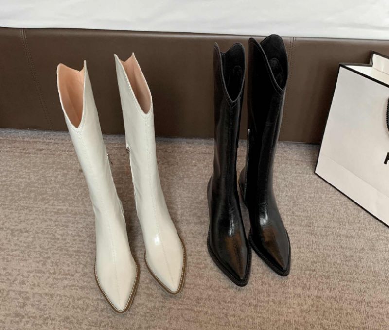 Barbara Naisten Saappaat - Beige