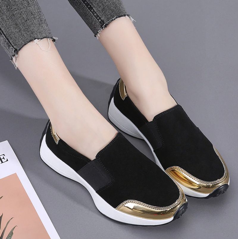 Barry Slip-ons - Musta Kulta