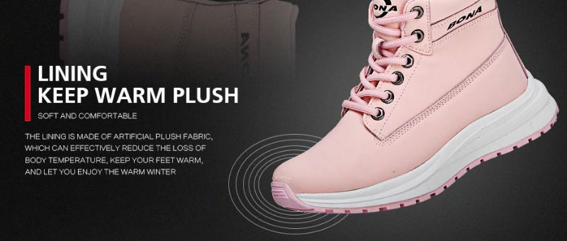Basilion Naisten Korkealaatuiset Pehmoiset Lämpimät Tennarit - Pinkki