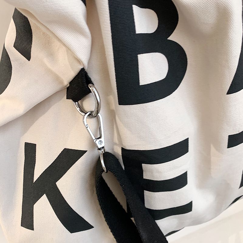 Belya Naisten Canvas-olkalaukku - Valkoinen