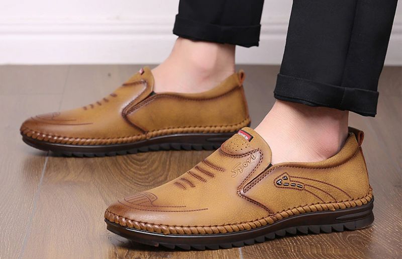 Betan Miesten Loafers Vapaa-ajan Kengät - Musta