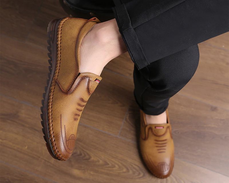 Betan Miesten Loafers Vapaa-ajan Kengät - Musta