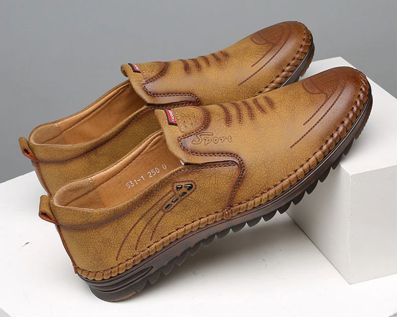Betan Miesten Loafers Vapaa-ajan Kengät - Musta