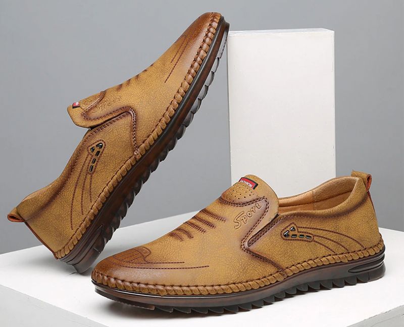Betan Miesten Loafers Vapaa-ajan Kengät - Musta