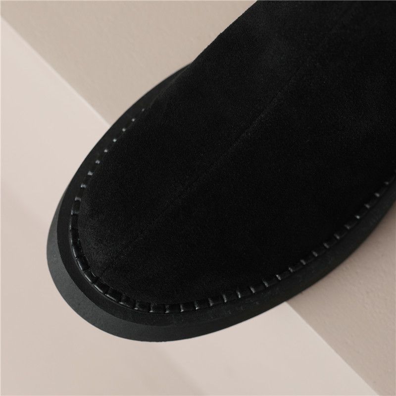 Betty Naisten Nelikantaiset Saappaat - Black Velvet
