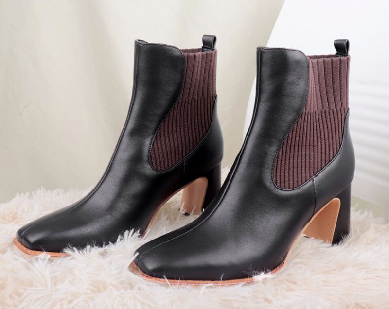 Bety Boots Nilkkakorkeus - Viininpunainen