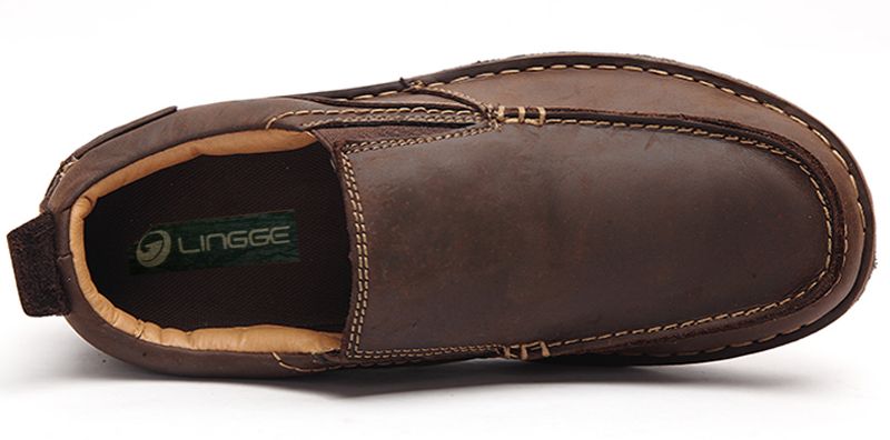 Biar Miesten Loafers Vapaa-ajan Kengät - Kahvi