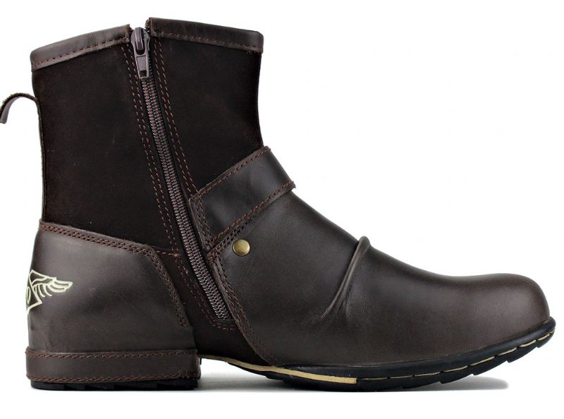 Billy Miesten Western Boot - Kahvi