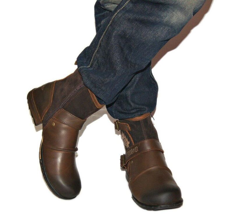 Billy Miesten Western Boot - Kahvi