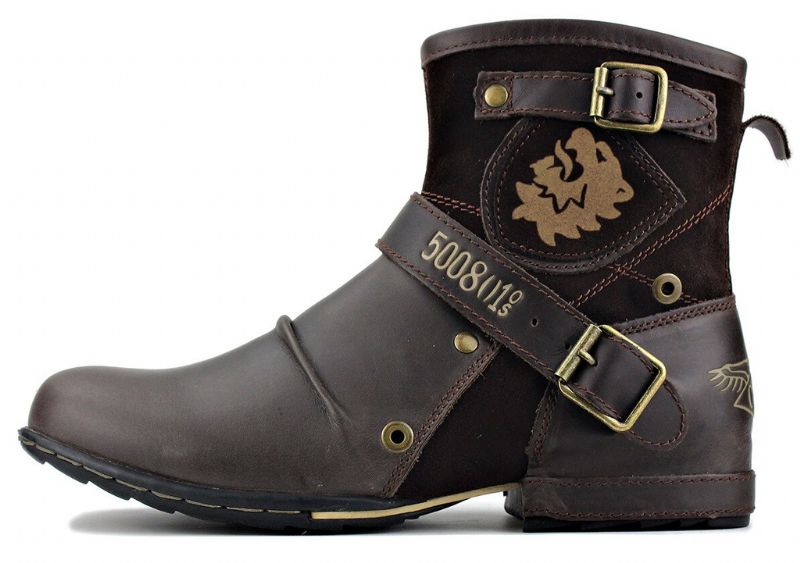 Billy Miesten Western Boot - Kahvi