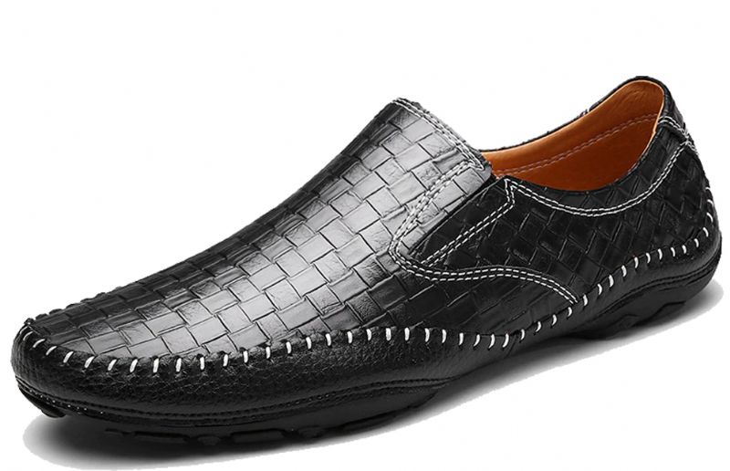 Borgon Miesten Loafers Vapaa-ajan Kengät - Musta