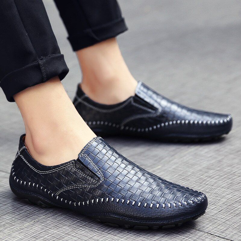 Borgon Miesten Loafers Vapaa-ajan Kengät - Musta