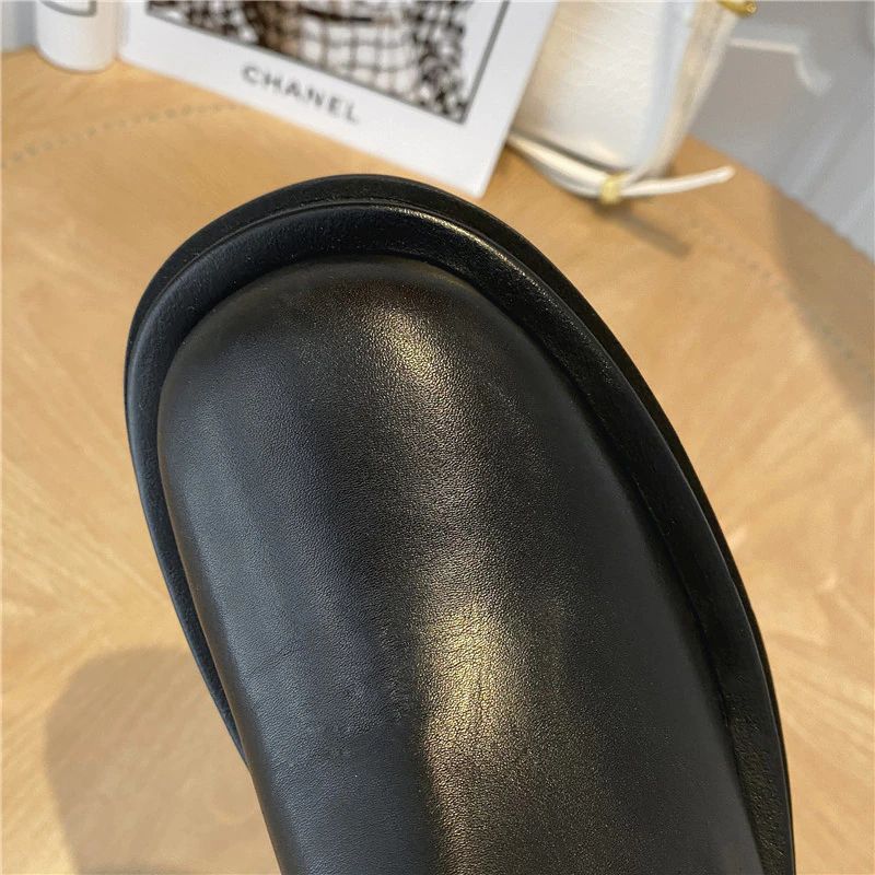 Borja Naisten Platform Mustat Saappaat - Black Velvet