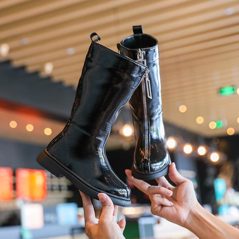 Britneyn Tyttöjen Chelsea Boot - Musta