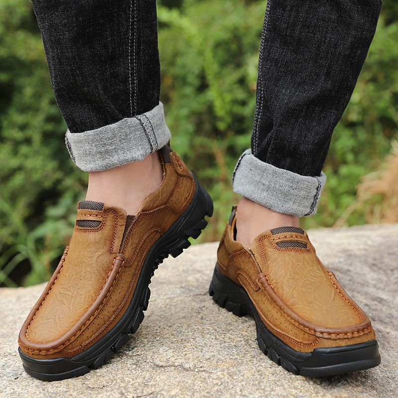 Bustamante Miesten Loafers Vapaa-ajan Kengät - Kahvi