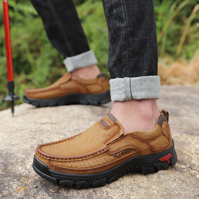 Bustamante Miesten Loafers Vapaa-ajan Kengät - Kahvi