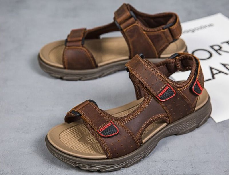Cacique Miesten Kävelysandaalit - Khaki