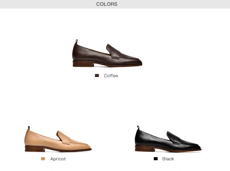 Calixto Naisten Vapaa-ajan Slip-on Loafer-kengät - Kahvi