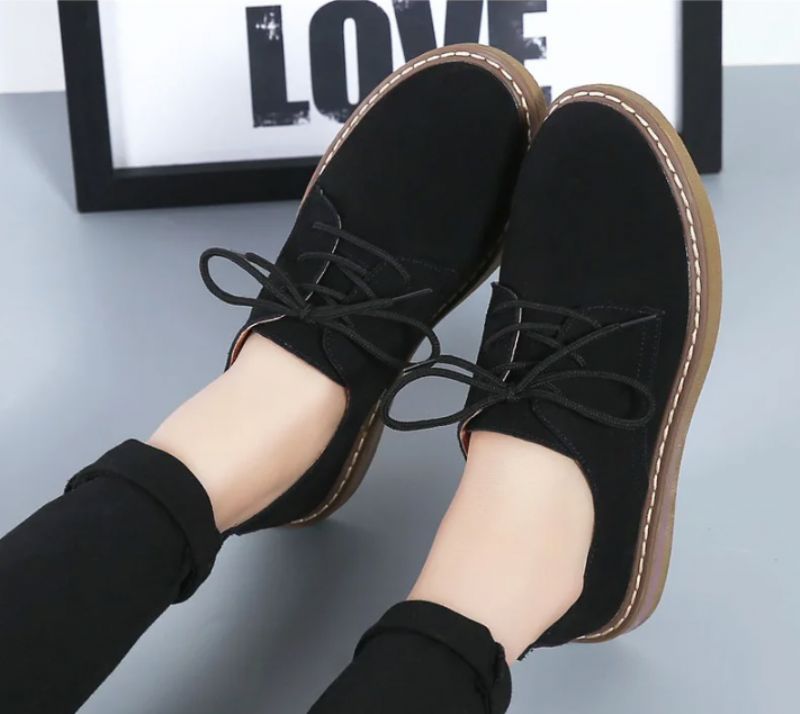 Camile Naisten Oxford Loafer - Beige