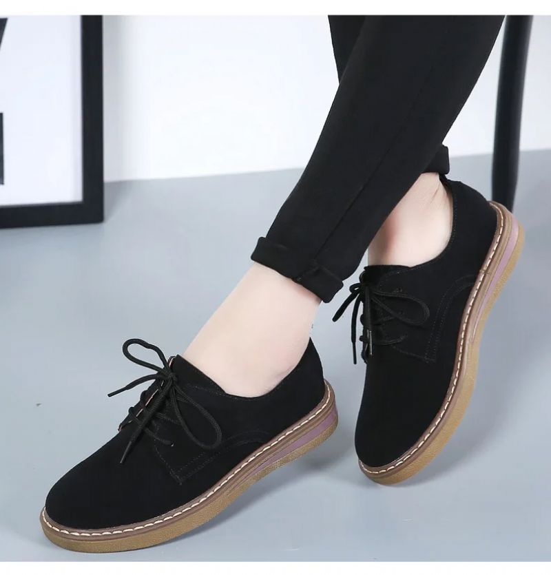 Camile Naisten Oxford Loafer - Beige