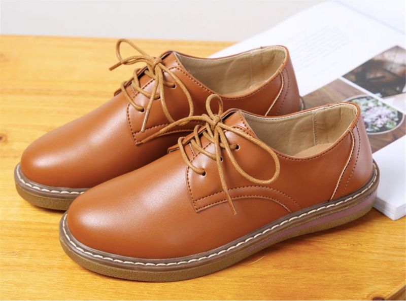 Camile Naisten Oxford Loafer - Beige