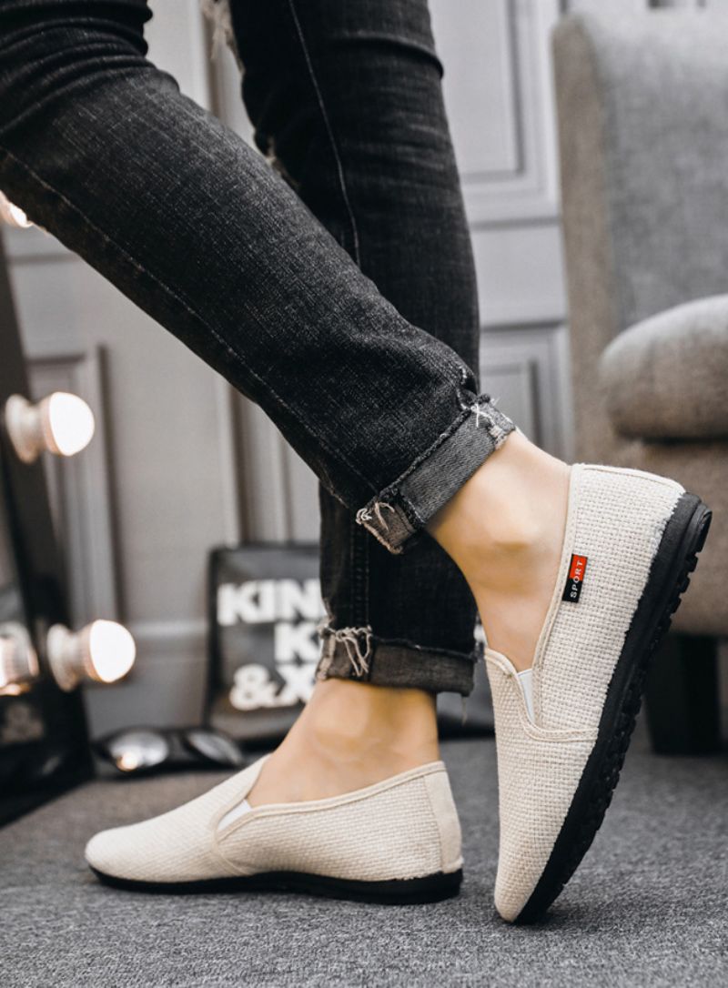 Carpie Miesten Loafer Vapaa-ajan Kengät - Beige