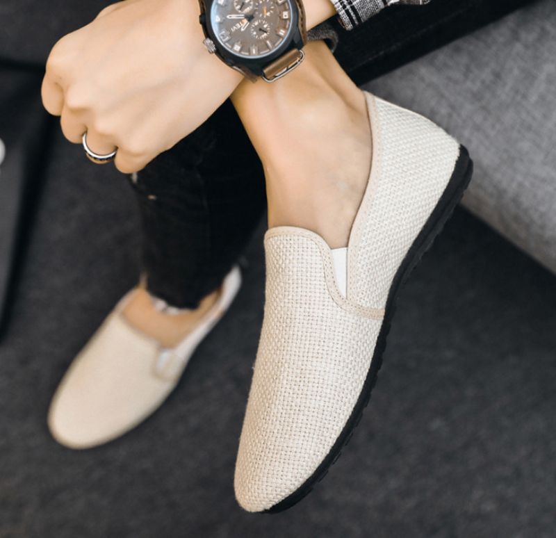 Carpie Miesten Loafer Vapaa-ajan Kengät - Beige