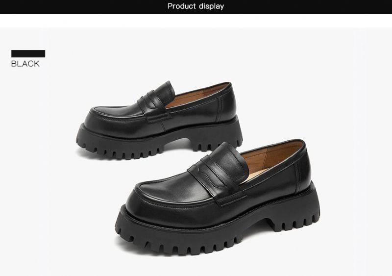 Casey Naisten Platform Loafer -kengät - Musta