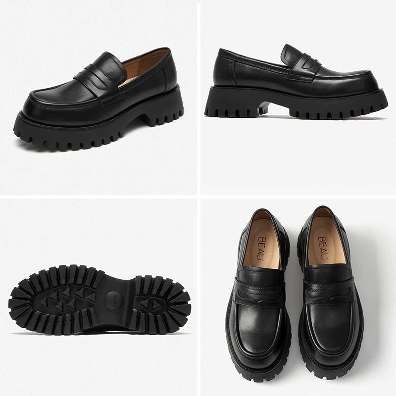 Casey Naisten Platform Loafer -kengät - Musta