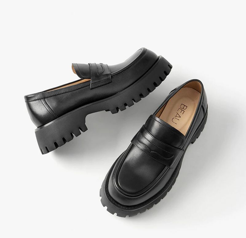 Casey Naisten Platform Loafer -kengät - Musta