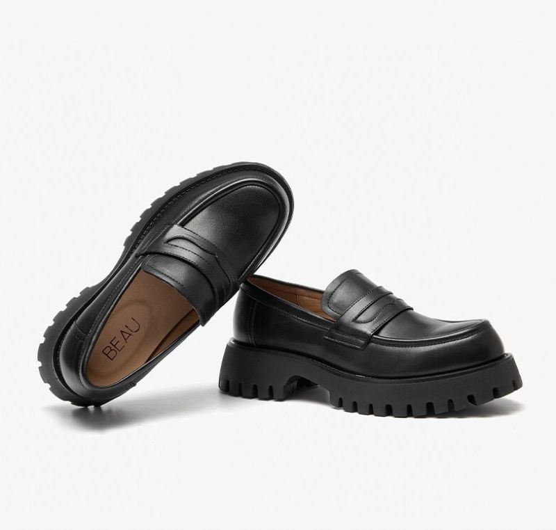 Casey Naisten Platform Loafer -kengät - Musta