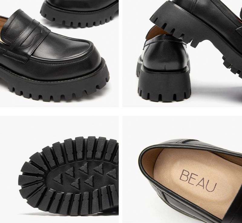 Casey Naisten Platform Loafer -kengät - Musta