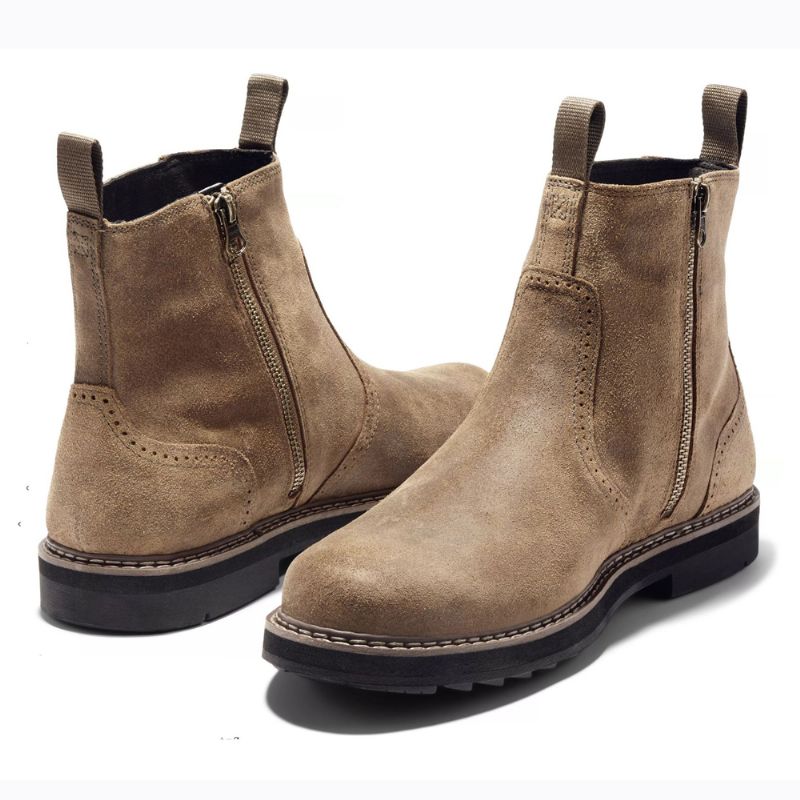 Castle Miesten Chelsea-saappaat - Khaki