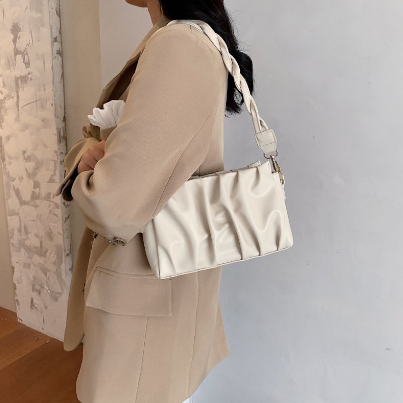 Cata Naisten Laskostettu Crossbody Käsilaukku - Khaki
