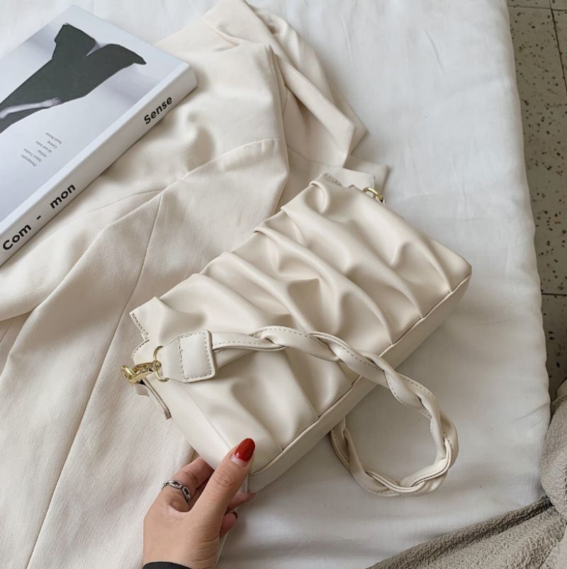 Cata Naisten Laskostettu Crossbody Käsilaukku - Khaki