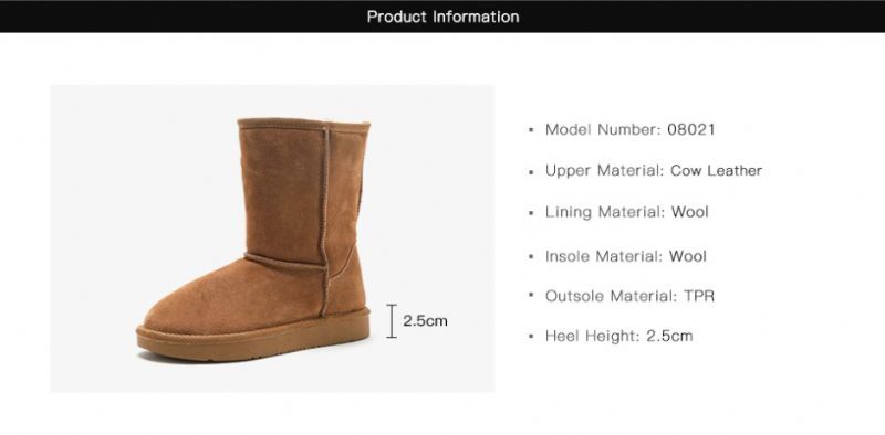 Charito Boots Mid - Calf - Kameli