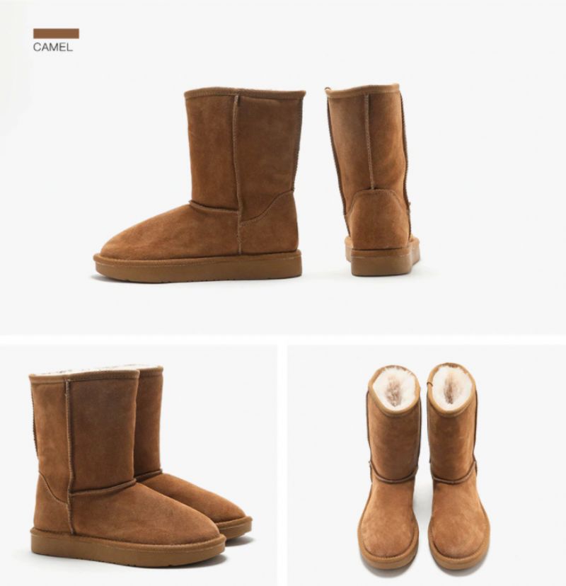 Charito Boots Mid - Calf - Kameli