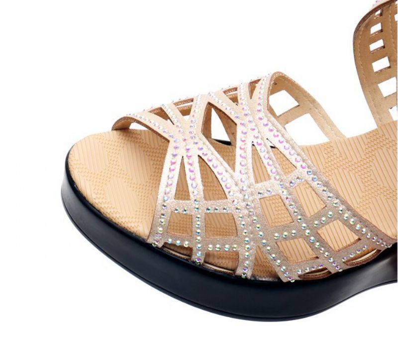 Charli Naisten Platform Wedge Sandaalit - Kulta