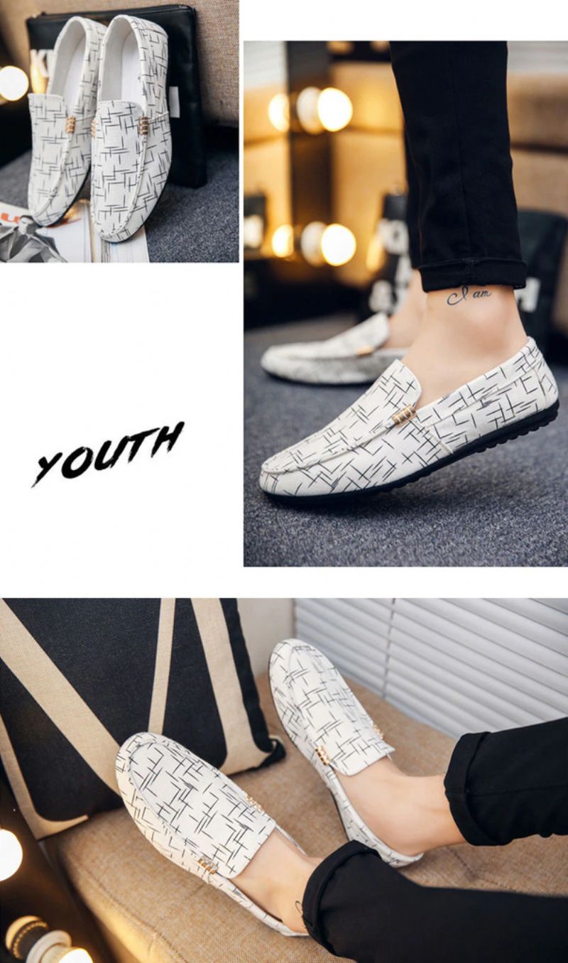 Chucho Miesten Loafers Vapaa-ajan Kengät - Musta