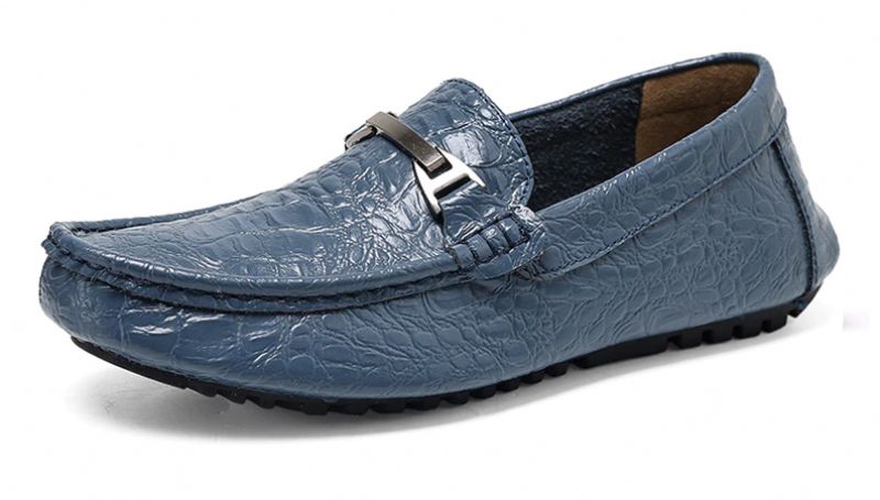Cille Miesten Loafers-mekkokengät - Sininen