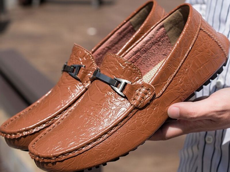 Cille Miesten Loafers-mekkokengät - Sininen