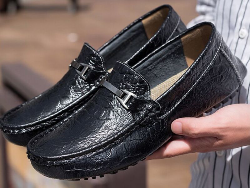 Cille Miesten Loafers-mekkokengät - Sininen