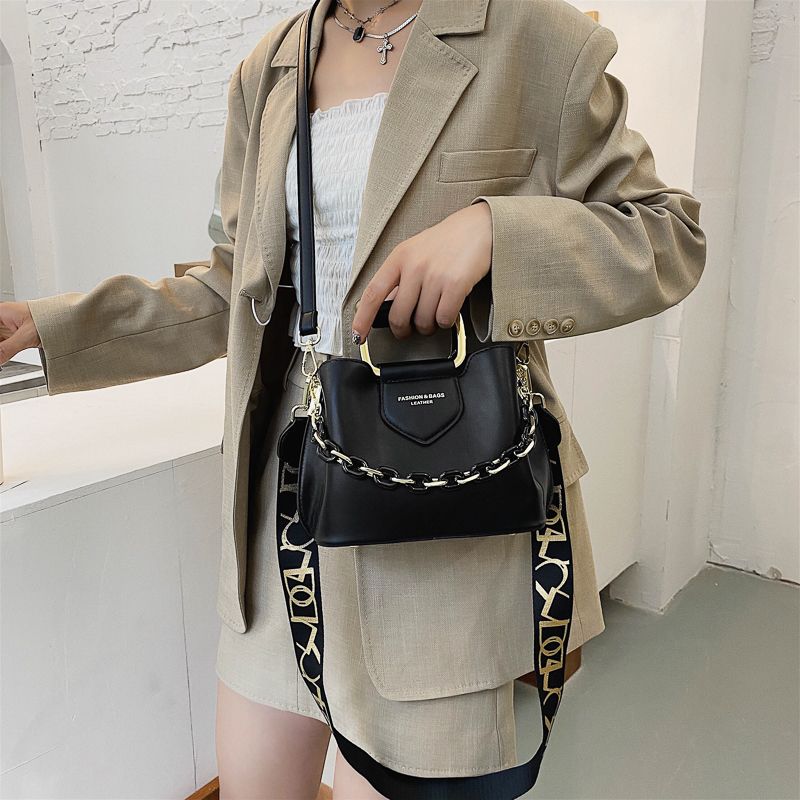 Cirilo Naisten Ylellinen Crossbody Käsilaukku - Musta
