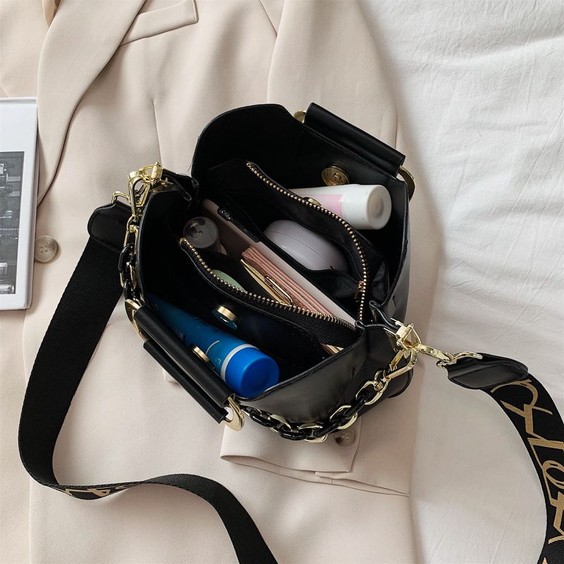 Cirilo Naisten Ylellinen Crossbody Käsilaukku - Musta