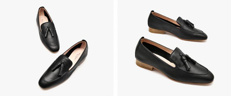 Claret Naisten Loafer-kengät - Musta