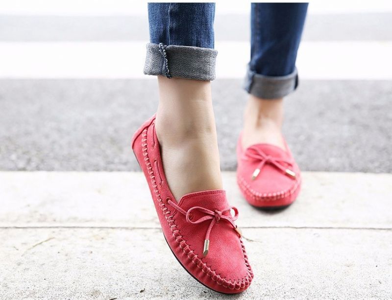 Clarise Naisten Litteät Loafer-kengät - Beige