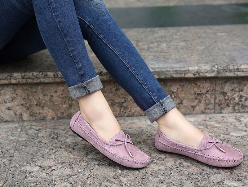 Clarise Naisten Litteät Loafer-kengät - Beige
