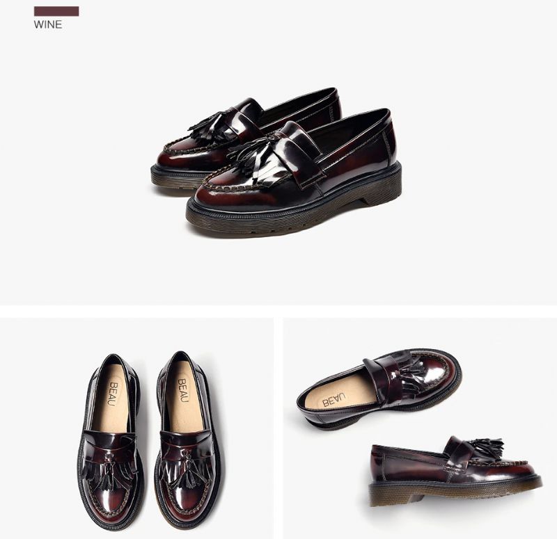 Claudy Naisten Tasaiset Loaferit Alustalla - Musta